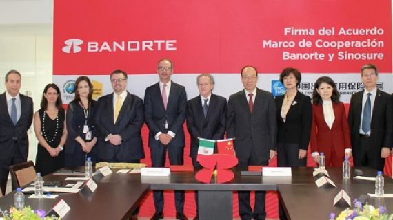 Banorte y China Export & Credit Insurance Corporation suscriben un acuerdo 