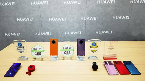 Huawei recibe reconocimientos en CES 2020
