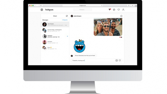 Instagram habilita DM en versión web