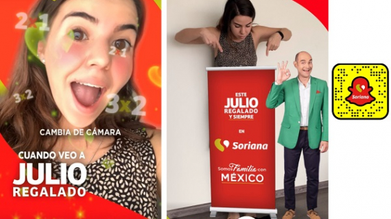 Julio Regalado en realidad aumentada y Snapchat