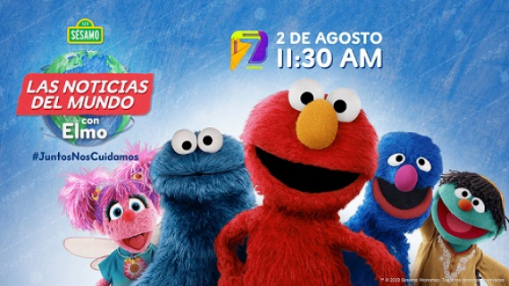 Noticias del Mundo con Elmo, para acompañar a las familias de Latinoamérica 