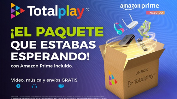 Totalplay presenta sus nuevos paquetes Amazon Prime 