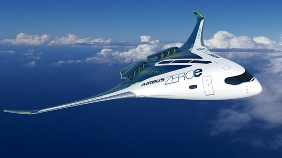 Airbus presenta conceptos para aviones con cero emisiones