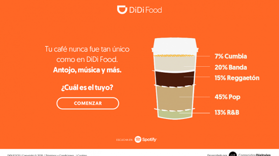 Starbucks se incorpora a la plataforma de DiDi Food