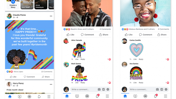 Facebook e Instagram lanzan herramientas para celebrar el Orgullo LGBTTQ+