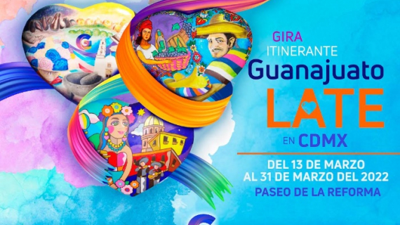 Expondrán 15 corazones artísticos de la gira itinerante “Guanjuato Late” en CDMX