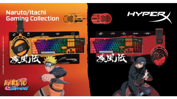 HyperX lanza colección de periféricos inspirada en Naruto:Shippuden