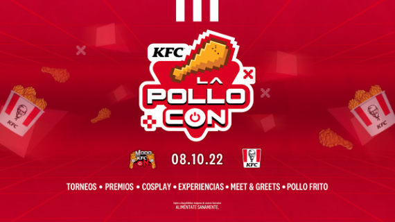 KFC confirma “Pollo-Con”, espacio dedicado a los amantes del pollo frito y videojuegos