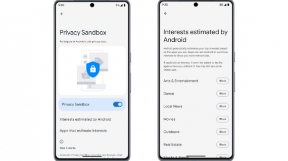 Google lanza la versión beta de Privacy Sandobox en Android