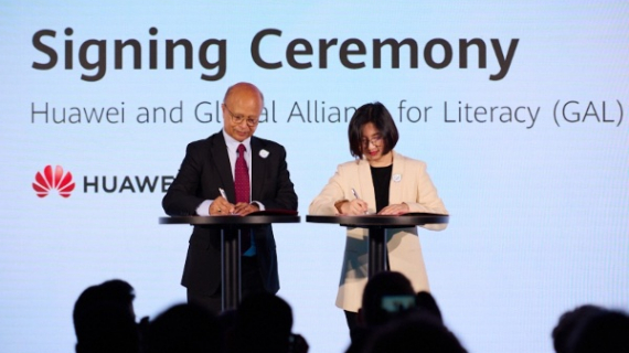 Huawei se convierte en miembro asociado de la Alianza Global para Alfabetización de la UNESCO