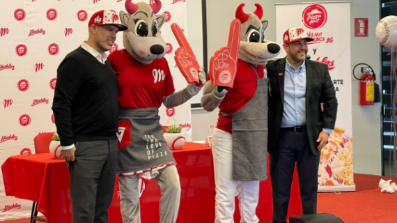 Pizza Hut se convierte en patrocinador oficial de los Diablos Rojos Del México 