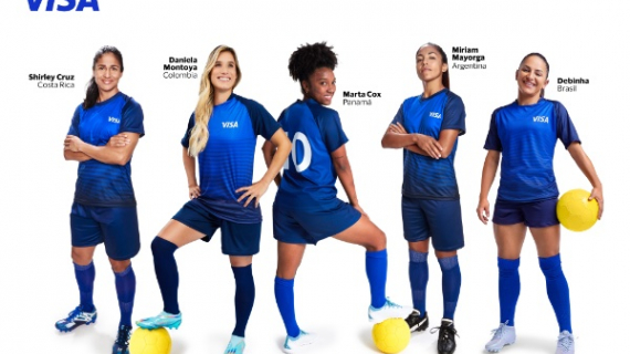 Team Visa, iniciativa para apoyar a atletas en la Copa Mundial Femenina de la FIFA