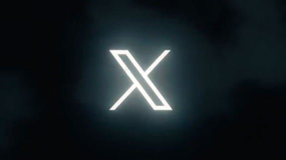 Logo de X tomado de la cuenta oficial de Elon Musk