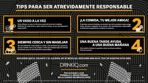 DRINKiQ.com la responsabilidad vial en el Gran Premio de México 2023