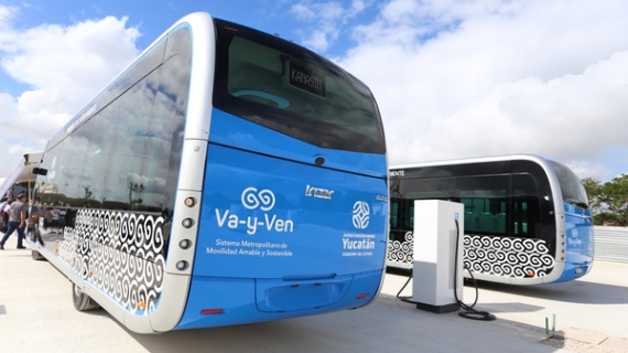 ATY y ABB introducen autobuses eléctricos en Mérida