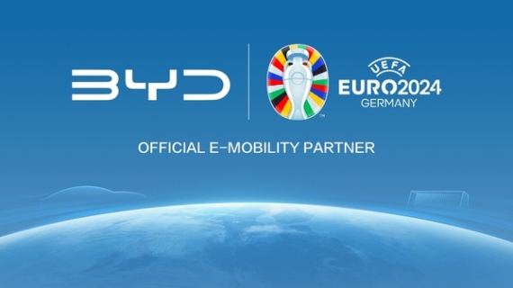 BYD, socio oficial en la UEFA EURO 2024