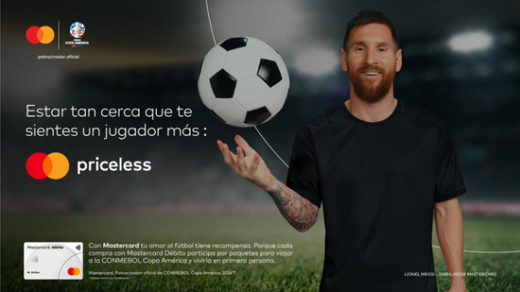 Messi protagoniza la campaña de Mastercard para la CONMEBOL Copa América USA 2024