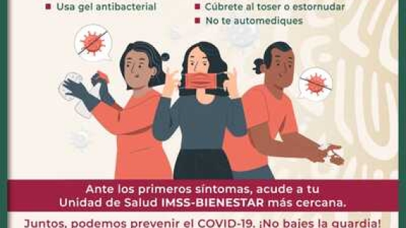 Ofrece IMSS-Bienestar atención por COVID-19 a población sin seguridad social