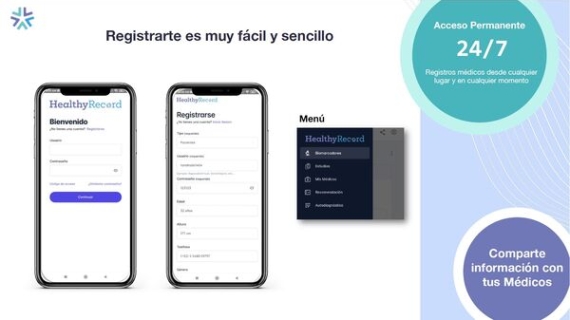 Plataforma healthtech para registrar control y métricas de salud