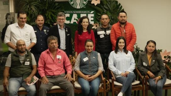 Caficultores mexicanos celebran 10 años del programa Todos Sembramos Café