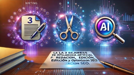 Las 3 mejores herramientas de inteligencia artificial para redacción, edición y optimización SEO