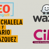 Ivette Chalela, Directora de marketing de Waze Latinoamérica y Mario Velázquez del CIM en Neo Marketing Talk