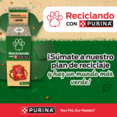 PURINA® se alía con ECOLANA y Bike Recycling para reciclar los empaques de alimento 