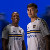 Boca Juniors presenta su camiseta alternativa inspirada en la bandera Xeneize