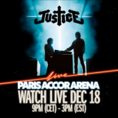 Justice cierra su gira 2024 con transmisión en vivo en Twitch